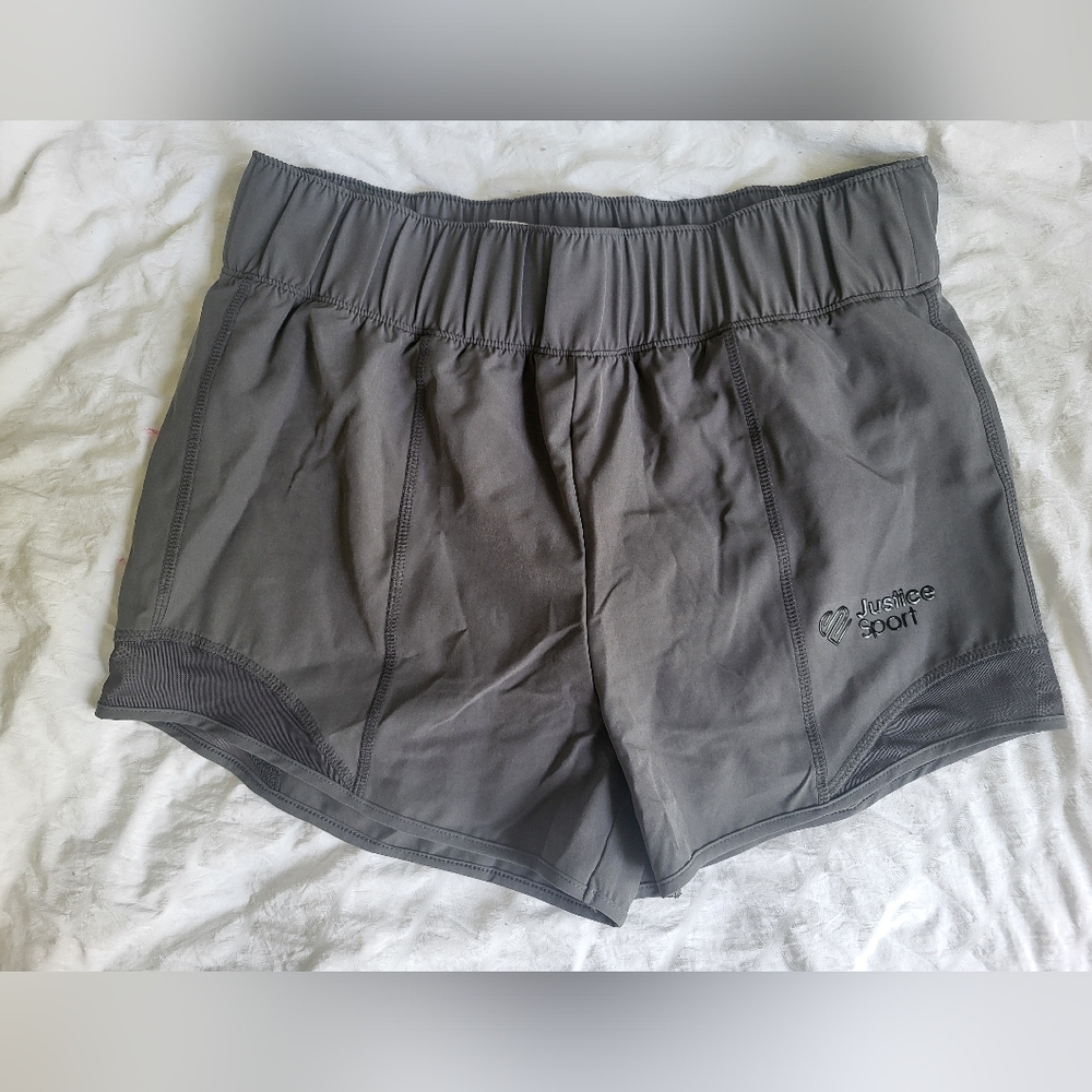 Girls Justice Slate Gray Shorts Size 12/14 Plus